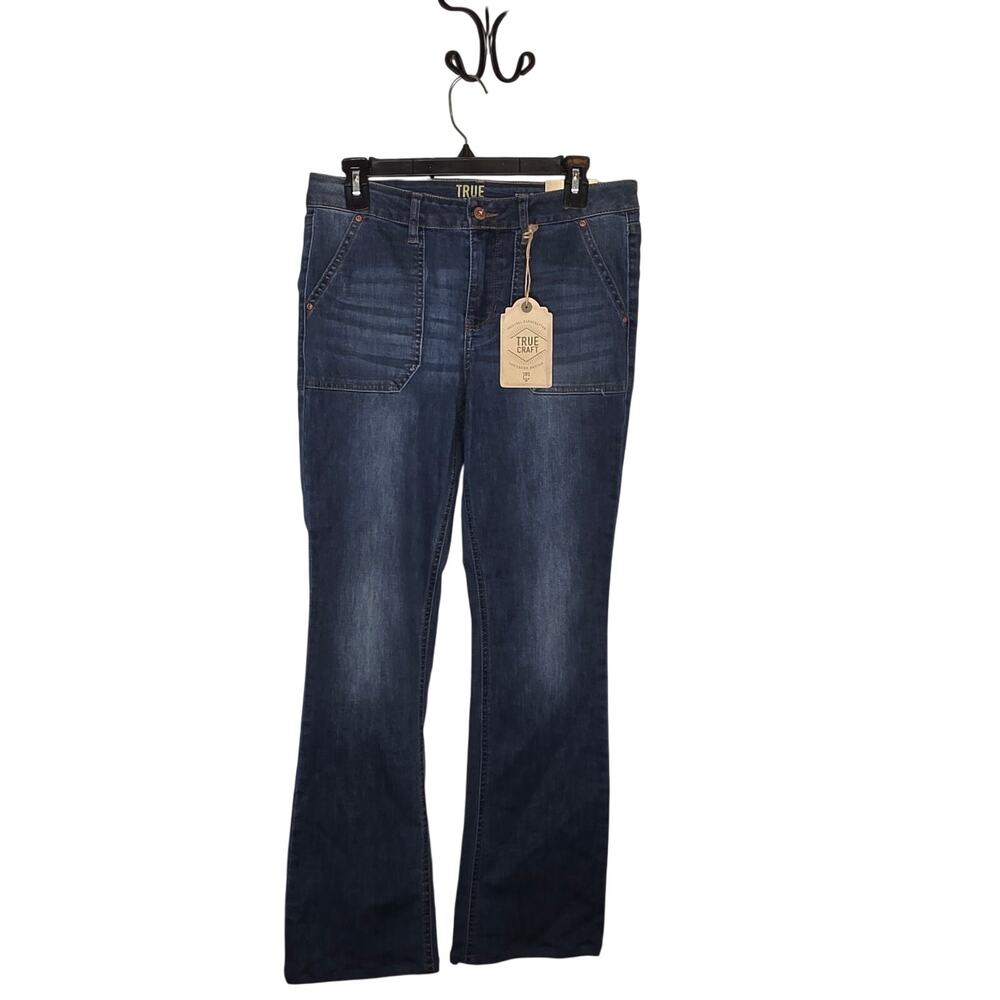 True Craft Mid Rise Stretch Bootcut Jeans Sz 9 NWT
